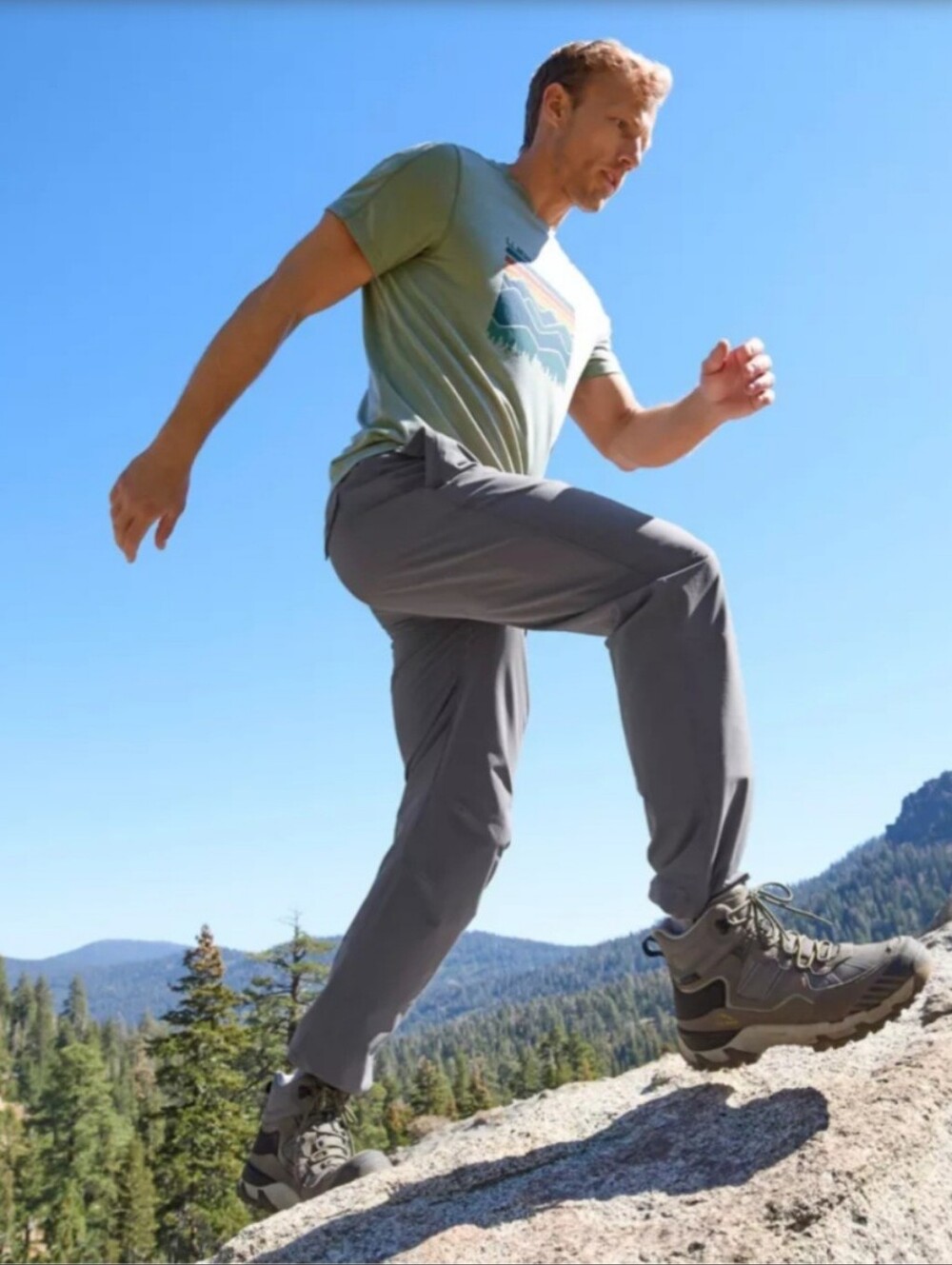 L.L. Bean Men's Slate Gray Performance Joggers. Hiking, Outdoor, Fall Active